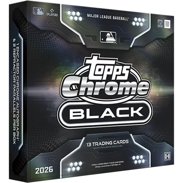 2026 Topps Chrome Black Baseball Hobby Box