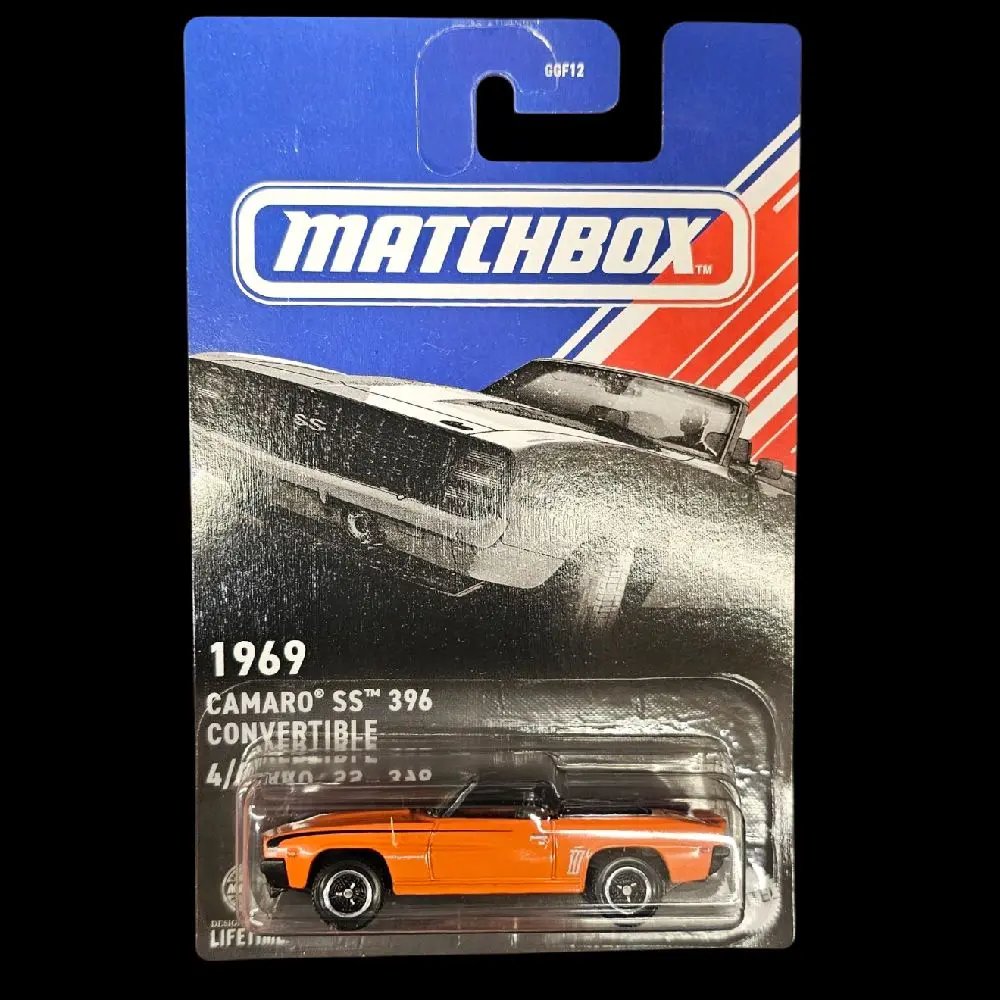 MATCHBOX 2024 Convertibles Set - 1969 Camaro SS 396 Convertible #4/6, Nissan GT-R Diecast Metal Scale Model Car Collectible, Diecast Metal Model