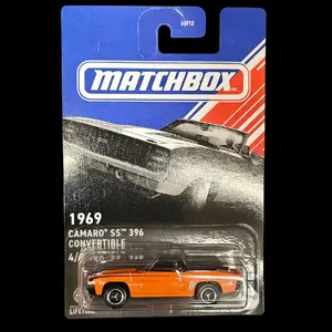 MATCHBOX 2024 CONVERTIBLES SET, 1969 CAMARO SS 396 CONVERTIBLE #4/6 Nissan GT-R Diecast Metal Car Diecast Collectible