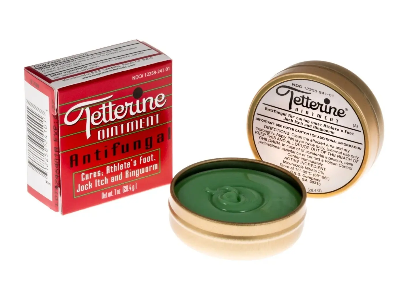 Tetterine Antifungal Salve for Foot  1 oz