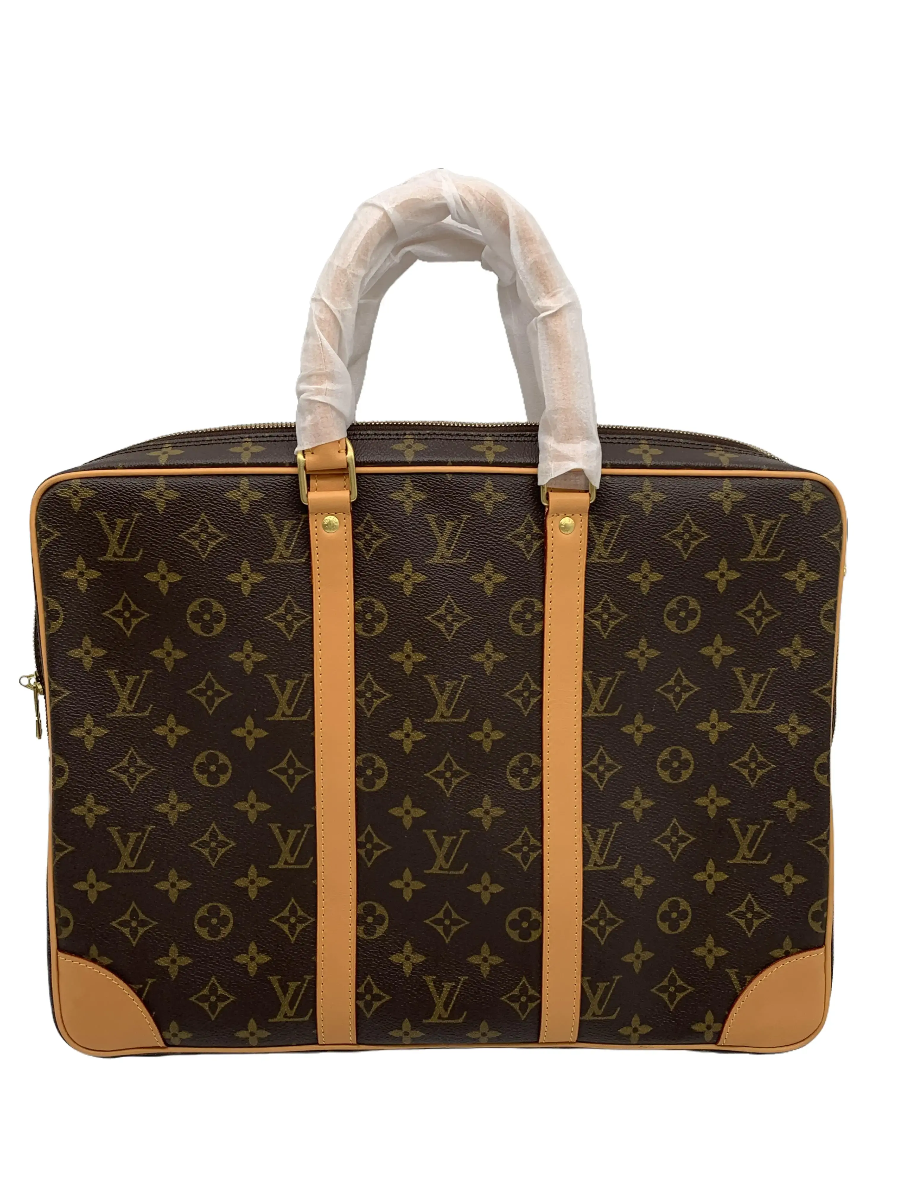 Pre-owned Louis Vuitton Monogram Document Handbag/WJ08101350/1350