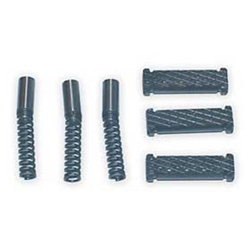 Ridgid 632-44715 E1666X Alloy Steel Jaw Insert 3-Piece Kit, Industrial Mechanical Hardware Set with 3 Inserts, Springs and Plungers (E1666X Set Including Springs Plunger Components)