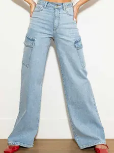 [MP5123] Back to School Cargo Denim Wide Jeans