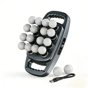 URSINES 16-Ball Massage Gun, 30 intensity levels and 3 modes, muscle massager, suitable for the back, shoulders, legs, and feet, with adjustable intensity to help you relax every day