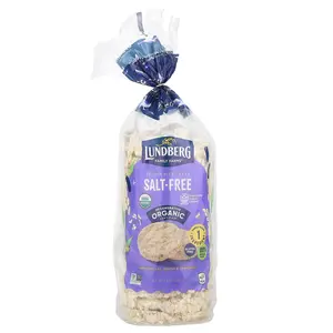 Lundberg Organic Brown Rice Cakes, Salt-Free, 8.5 oz (241 g)