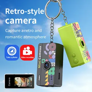 New Mini Thumb Camera Keychain Accessory, HD Photo Capture, Uploadable to Phone, Suitable for Students and Travel, Retro Nostalgic, Convenient Bag Pendant