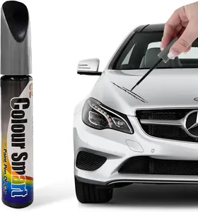 Car Touch Up Paint Fill Paint Pen, Auto Remover Scratch Paint Pen, Quick & Easy Solution to Repair Minor Automotive Scratches Touch Up Paint Pen, Universal Car Accessories (Gray)