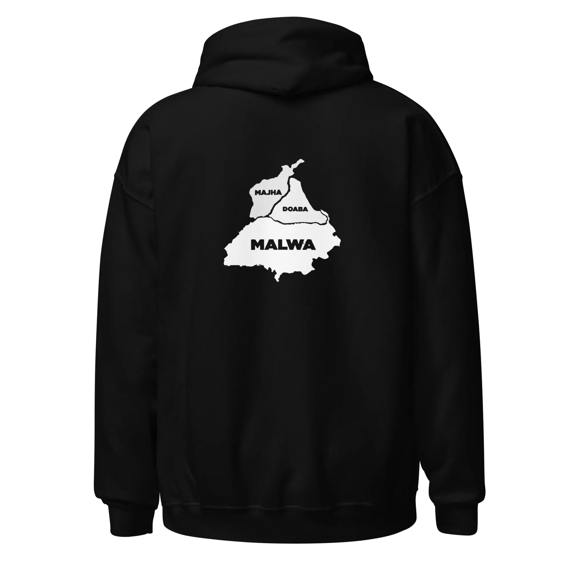 Punjab Districts Hoodie | Dark