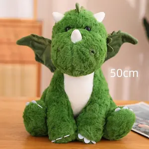 Creative Dinosaur Eggs Plush Pillow Stuffed Soft Cartoon Dragon Doll Pillow Funny Dinosaur Egg Containing Small Dino Toy