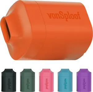 vonSploof Personal Air Filter - Orange Case - Easy To Use & Long Lasting Replaceable Filter