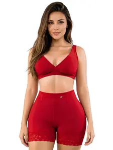 Stagmi BBL Tommy Tuck Short Super Sexy SMI04000 RED Panty Tipo Boxer with Natural Lift Effect Seamless Design for Women