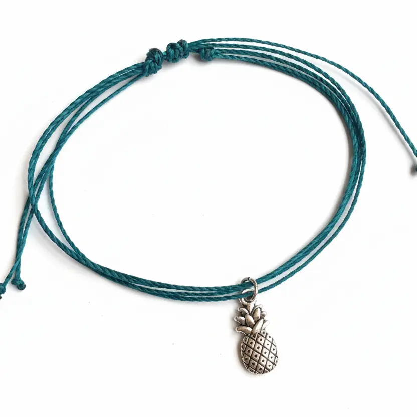 Pineapple Adjustable Anklet Bracelet