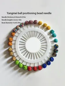 30pcs High-Quality Japanese Korean Scarf Clips, Fashion Versatile Long Needle Fixed Shiny Large Round Head Pins, Ideal for All Seasons