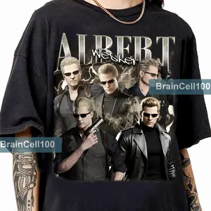 [Sale up to 30%] Graphic Albert Wesker Resident Evil Vintage 90s T-shirt, Albert Wesker Shirt 90s Gaming Shirt Wesker Resident Evil Shirt For Gamer