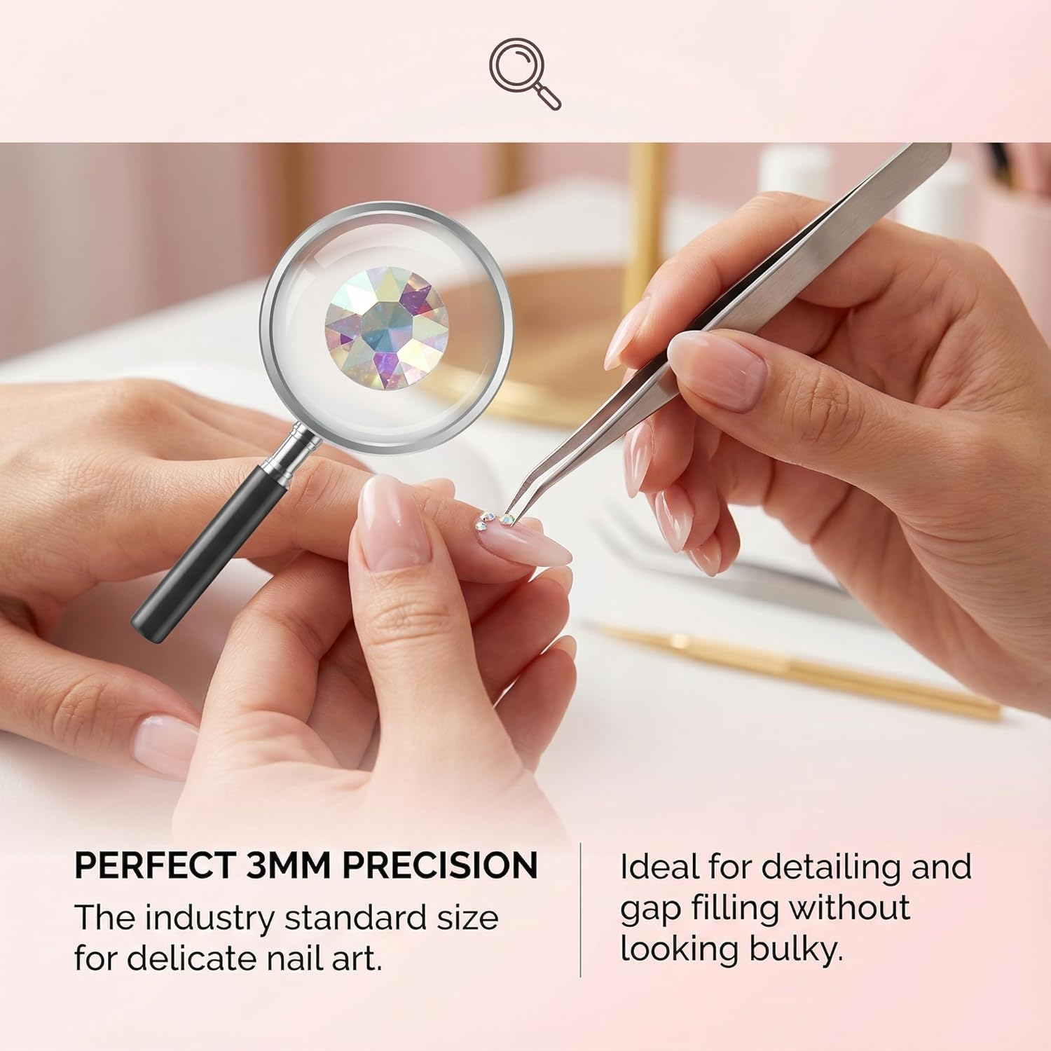 DIY Diamond Bedazzling Kit with 3mm Mixed Resin Rhinestones , Equipped with a complete range of tools，Perfect for DIY Crafts, Clothing, Nail Art Supplies