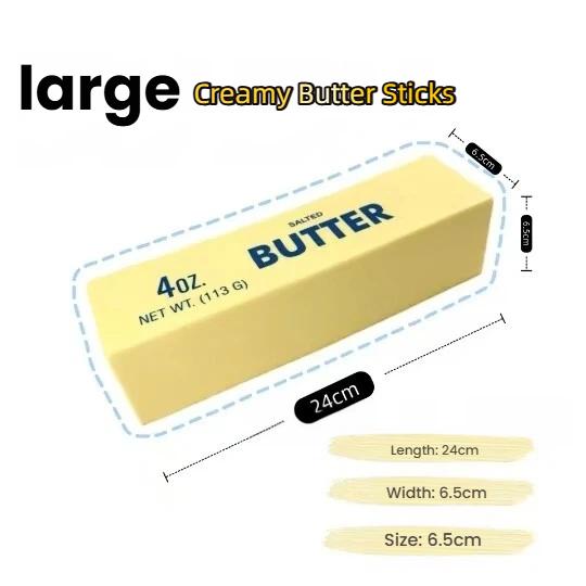 [Extra Large XXL] Squishy Series Butter Stick Sticky, Soft, slow bouncing pressure relief simulates sticky food