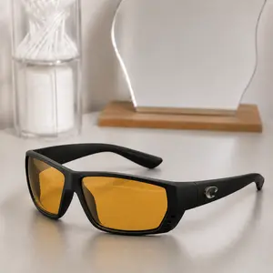 ( Full Box) Costa Sport Wraparound Polarized Shades UV400 – Durable Outdoor Eyewear for Men Gift