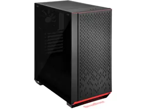 SilverStone Primera Series PM02 SST-PM02B-G Black Steel Front Panel, Steel Body, Tempered Glass Window ATX Mid Tower Computer Case Compatible PS2(ATX) Power Supply