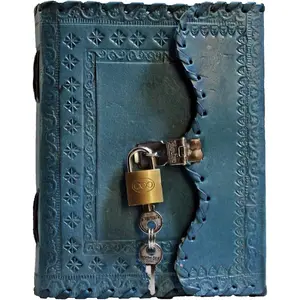 Leather Journal Notebook 7x5 inch Vintag Bound Journals  for Men and Women Unlined Craft Paper 200 Pages, Notepad Diary, Pocket Diary To Write In   Halloween decor and christmas