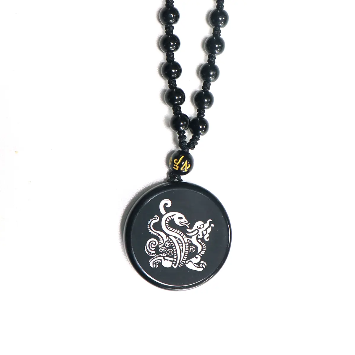 Obsidian Feng Shui Necklace with Xuanwu Symbol, Unisex Pendant for Water Element Balancing, Daily Wear & as a Meaningful Gift, Daily Wear Necklace, Meaningful Gifts, Jewelry Necklace, Necklace Chain
