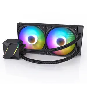 DARKROCK D240 CPU Liquid Cooler with 240 mm Radiator, Addressable RGB Lights, Pure Copper Pump, and AMD, AM5/ AM4, Intel LGA 1851/1700/1200 Brackets Ready