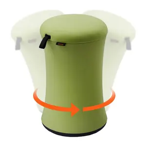 VEVOR Wobble Chair, Height-Adjustable (19.3-25) Wobble Chair with Fabric Cover, Flexible Seating Wobble Stool Made of Iron Sponge, Ideal for School, Office Home, 20 Tilt Angle, Age 12-18, Green