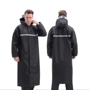 Long Hooded Safety Rainproof Rain Suit Waterproof Clothes Raincoat for Men and Women Outdoor All-Sport Breathable