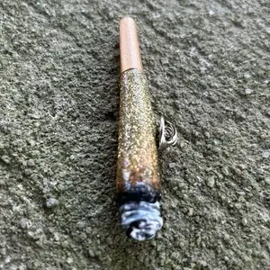 Sweetchibababy Handmade Glitter Cone Joint Pin - Unique Handcrafted Design with Glitter Accents