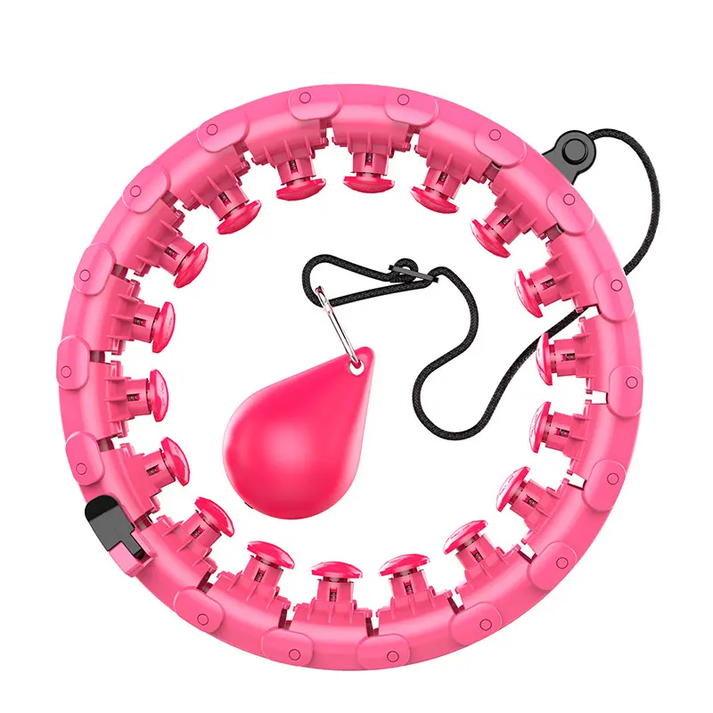 Unisex Customizable Weighted Hula Hoop  Detachable Links  with Weight Ball  Workout Exercise Equipment  Home Workout Equipment