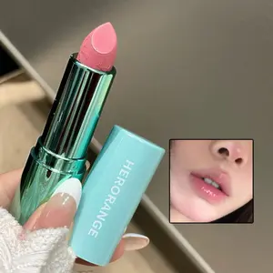 HERORANGE Mirror Finish Glossy Lipstick, High-Quality Look, 3 Colors Available, Long-Lasting, Waterproof, Sweatproof, Suitable for All Skin Types