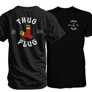 Thug Style Graphic T-Shirt Vintage Streetwear Tee Rugged Outdoor Mens Shirt Casual Fashion Gift for Him