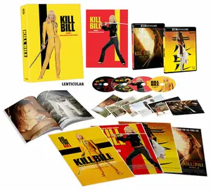 Kill Bill: Volume 1 & 2 (Limited Edition)  [4K ULTRA HD BLU-RAY MOVIE] Ltd Ed, With Blu-Ray, Boxed Set, Lenticular Cover, Australia - Import