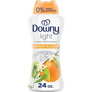 Downy Light Laundry Scent Booster Beads, Orange Blossom Scent, 24.0 OZ, In-wash fabric beads designed to be gentle with a light boost of scent, No Heavy Perfumes