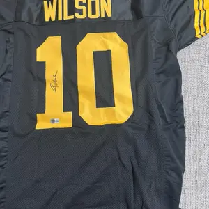 Roman Wilson Signed Autograph Custom Jersey - Beckett Coa - Pittsburgh football