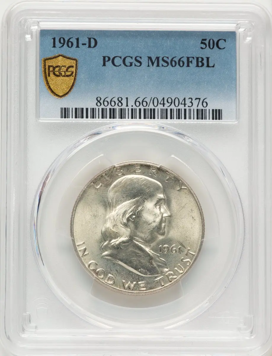 Franklin Half Dollars (1961-D 50C, FL PCGS Secure)