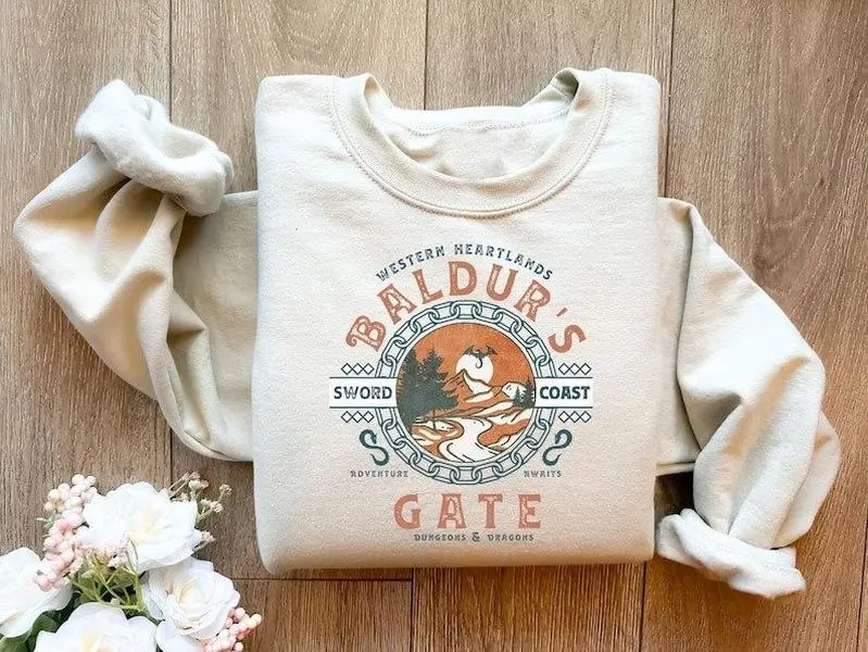 [Sale off up to 50%] Baldurs Gate 3 Adventure Awaits Sweatshirt, Astarion High Elf Shirt, Astarion Bulders, Video Game Shirt, Gift For Gamers, Astarion BG3 Shirt