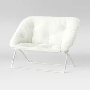 Folding Dish Loveseat Cream - Pillowfort Folding Dish Loveseat Cream - Pillowfort