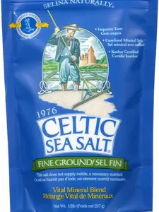 Celtic Sea Salt, Fine Ground Resealable Bag, 8 oz