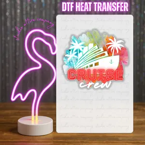 Cruise, DTF Heat Transfer, Press and peel, Full color, Instant press, MTO