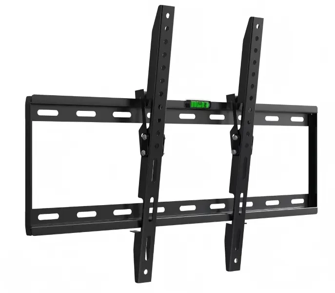 Low Profile Adjustable Metal Tilt TV Wall Mount Bracket for 32-70 Inch TVs, VESA 200x100 to 600x400mm, 165 lbs Capacity, Fits Wood Stud/Concrete/Brick Walls, Complete Hardware & Bolts Included for Living Room, Office, Complete Hardware & Support