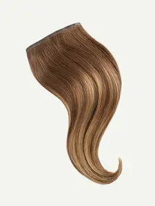 12" Seamless Chestnut Brown Balayage Clip-Ins (150g)