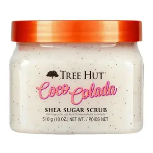 Tree Hut Shea Sugar Scrub Coco Colada, Ultra Hydrating and Exfoliating Scrub for Nourishing Essential Body Care 18 oz.