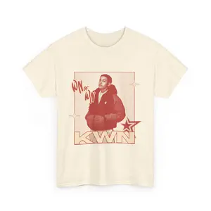 KWN Style Unisex Heavy Cotton Tee - Retro Graphic Tee, Casual Wear, Everyday Style, Streetwear Apparel