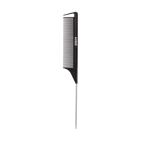 Kiss Colors & Care Pin Tail Parting Comb | Parting Comb , Rat Tail Comb, Heat Resistant