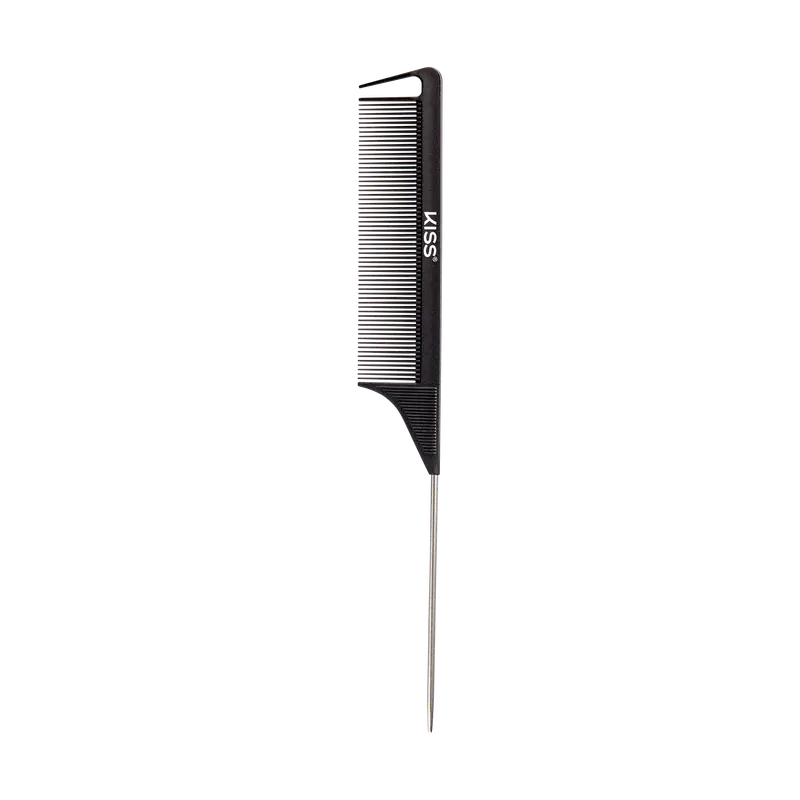 Kiss Colors & Care Pin Tail Parting Comb | Parting Comb , Rat Tail Comb, Heat Resistant