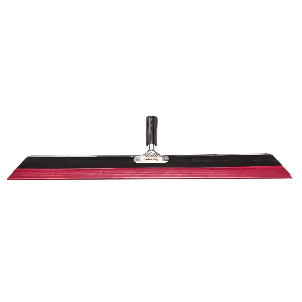 Professional Floor Coating Squeegee with Durable Red and Black Blade for Epoxy Polyaspartic Urethane Ideal for Garages Warehouses and Commercial Use