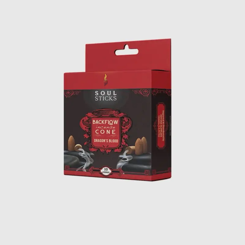 Soul Sticks Dragon's Blood Backflow Incense Cones