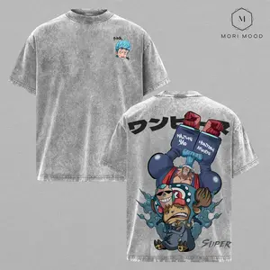 Franky & Tony Tony Chopper – One Piece Shirt | SUPER Cyborg Shipwright And Beloved Reindeer Doctor Duo, Kazuki Yao Tribute Design, Grand Line Pirate Crew Anime Graphic Tee, Vintage Washed Unisex Streetwear For True One Piece Fans