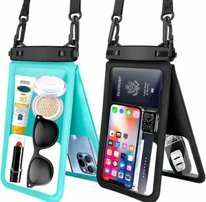 Waterproof Phone Pouch Crossbody Bag, Touchscreen Dry Bag for iPhone, Keys, Cash & Cards – Beach Pool Travel Essentials