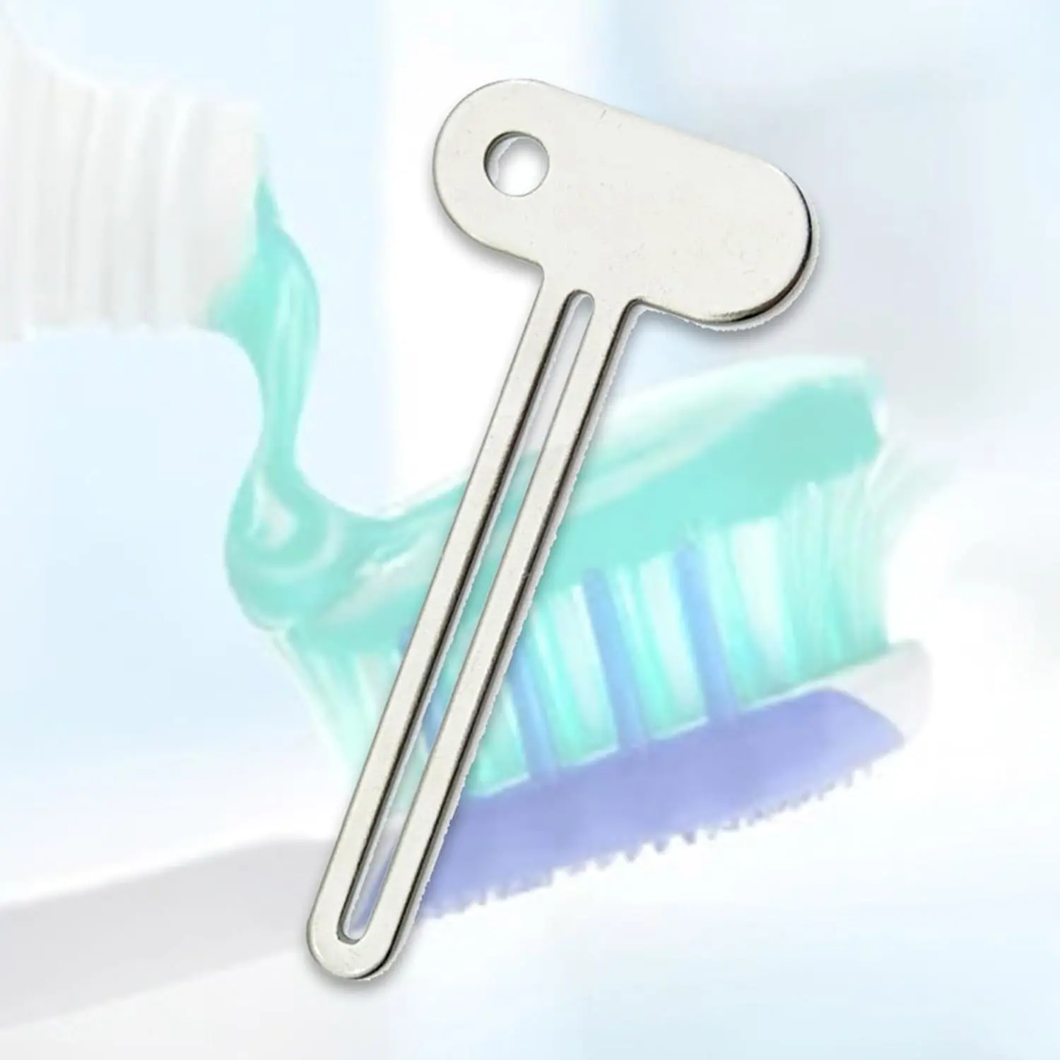 Manual Toothpaste Tube Extruder - Metal Winch Bathroom Accessory for Cream, Lotion, Plaster Distribution